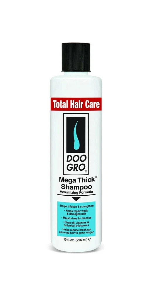 Doo Gro Mega Thick Volumizing Shampoo - Helps Repair Weak 10 Oz Set of 5 - Image 2 of 2