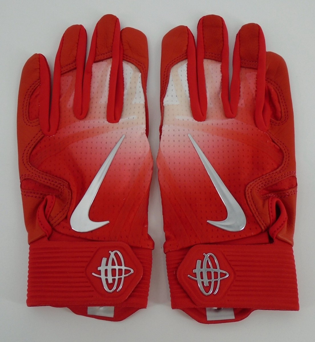Nike Huarache Elite Batting Gloves Men's XS University Red/Chrome | eBay