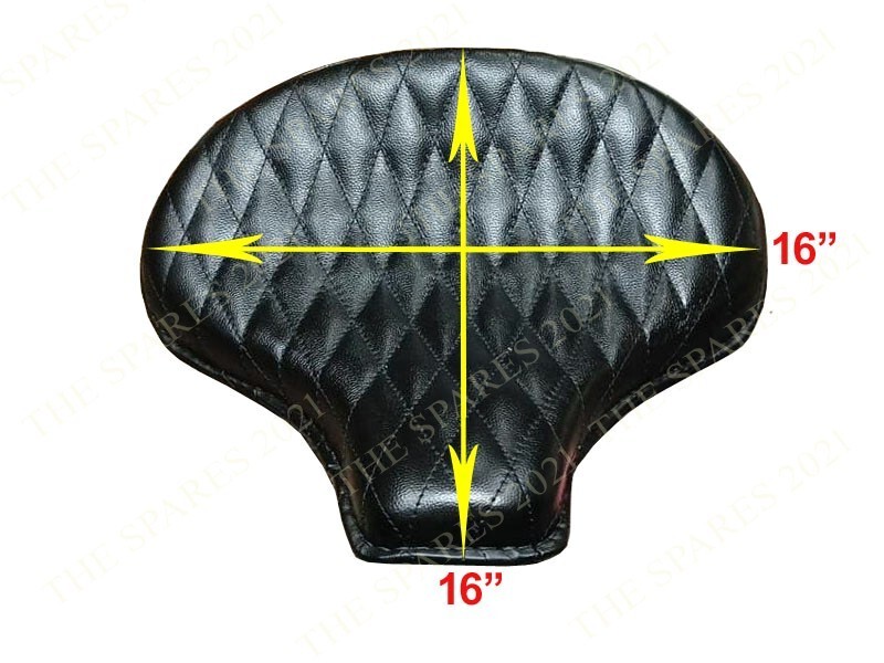 Spring Tractor Seat Diamond Stitched Leather Fit For Harley
