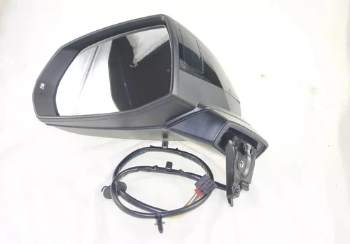 Driver Side Mirror for 2018-2024 Audi Q5 SQ5 Power Fold BSM Memory 15wires BLACK