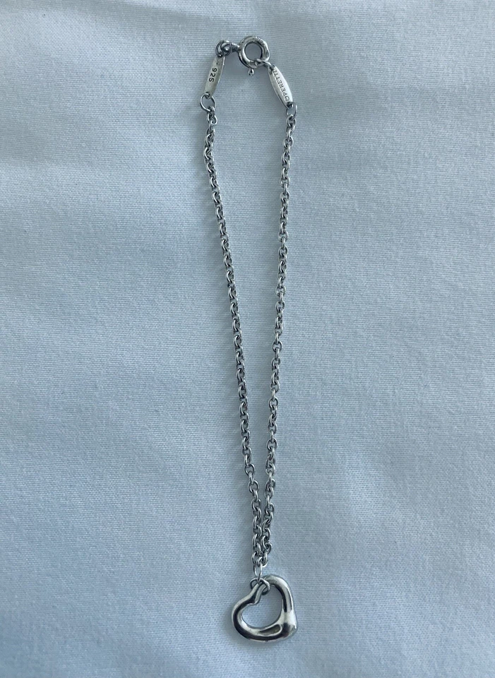 🔥✨ Tiffany & Co Sterling Silver Peretti Heart Pendant & Bracelet Item #27🔥✨  - Image 3 of 4