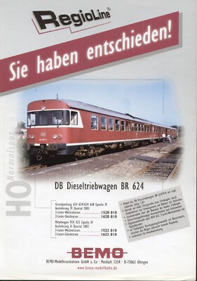 catalog BEMO 2001 gauge N HO normal gauge Regioline D aa