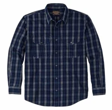 Filson Vintage Wash Alaskan Guide Shirt 20233069 Indigo Faded Black Navy Dark CC
