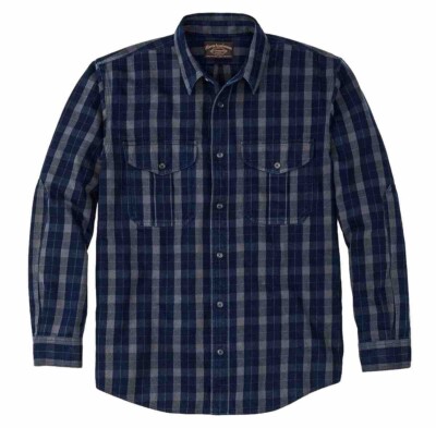 Filson Vintage Wash Alaskan Guide Shirt Indigo Faded Black NEW Filson Vintage Wash Alaskan Guide Shirt Indigo Faded Black NEW