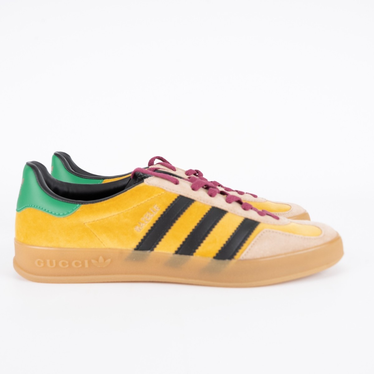 Gucci adidas Men's Gazelle Sneakers UK 7.5 US 8 New with Box Gucci adidas Men's Gazelle Sneakers UK 7.5 US 8 New with Box
