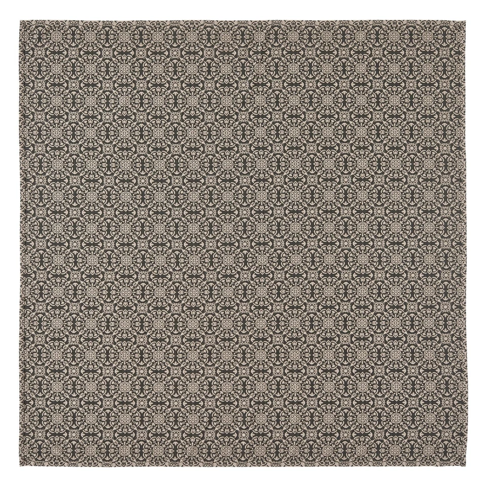 Cobertor Queen Jacquard Bronceado Negro Casa Personalizada 94x94 Algodón Medallón Marcas VHC Foto 4 de 4