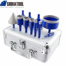 Diamond Drilling Core Bits Set for Ceramic Tile Marble Hole Saw Tool 11pcs/box