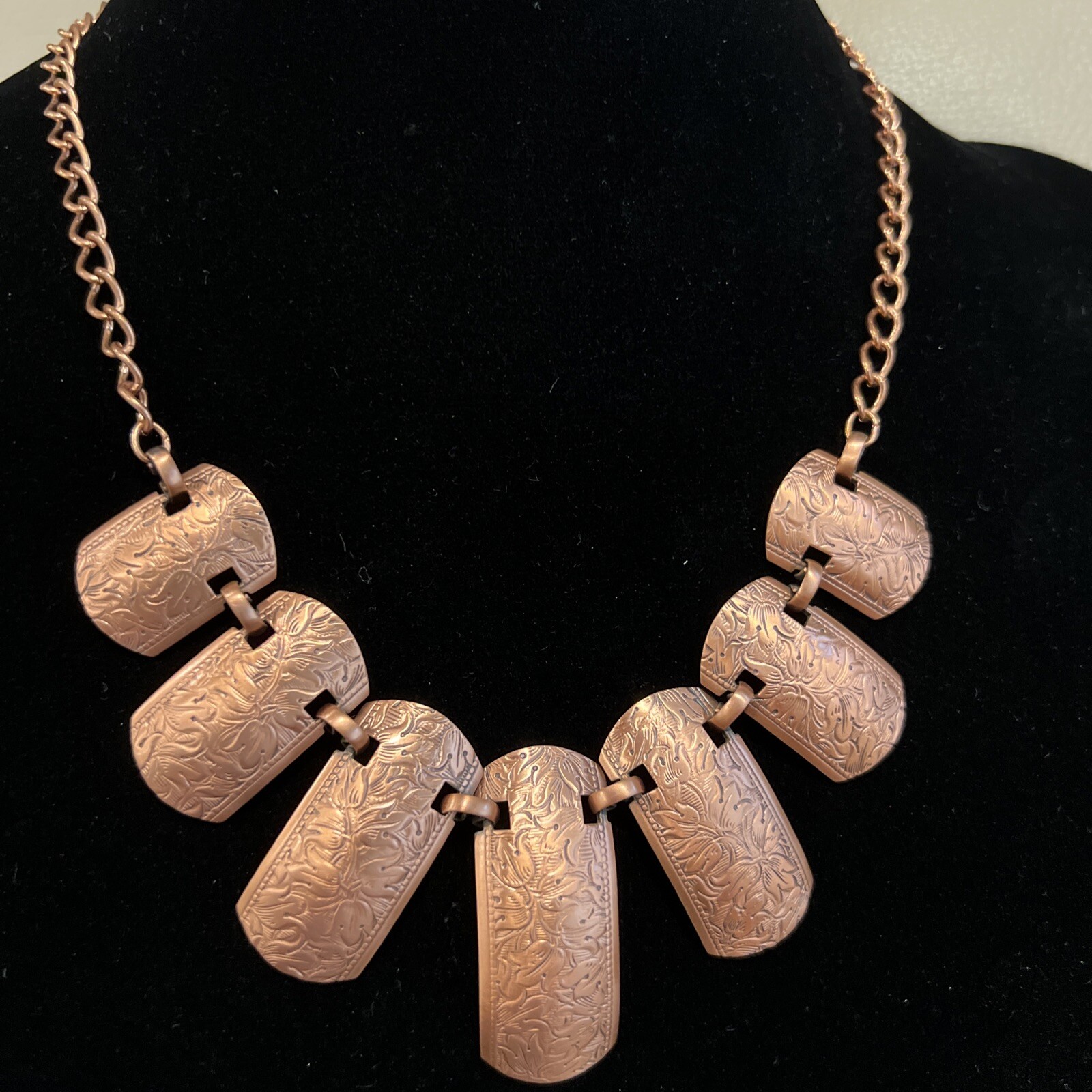 Marked Solid Copper 18” Necklace 7718 - image 1
