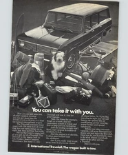 1972 PAPER AD International Travelall Car Auto Automobile Station Wagon