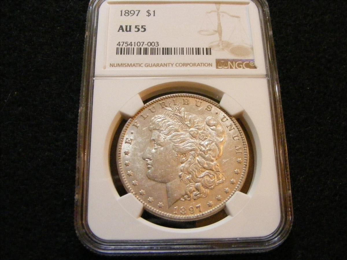 AU 55 Graded 1897 Year Morgan US Dollars (1878-1921) for sale | eBay