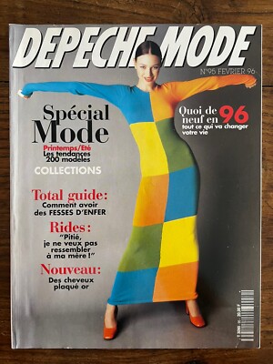 DEPECHE MODE #95 Feb 1996 - Tatiana ZAVIALOVA - Special MODE - Fashion Pub Look