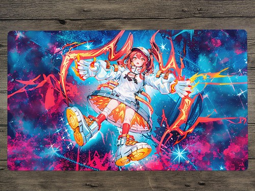 Ygomat Spright Red Trading Card Game CCG Playmat TCG Mat Free Best Tube / Bag - Picture 10 of 11