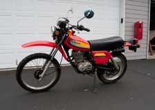 Motorcycle Seat Cover  HONDA XL125S & XL185S C/W Strap - NO HONDA LOGO
