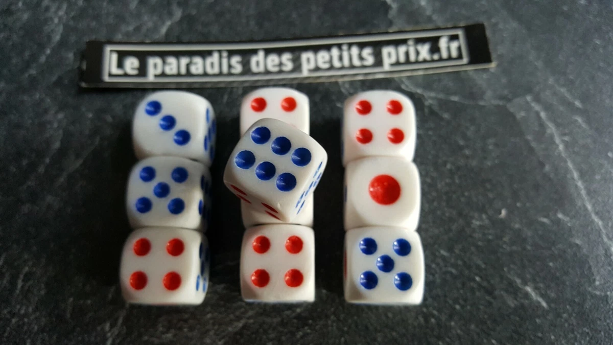 Toddmomy Lot de 12 grands dés en acrylique noir et blanc avec signes « Plus » pour jeux de table de fête