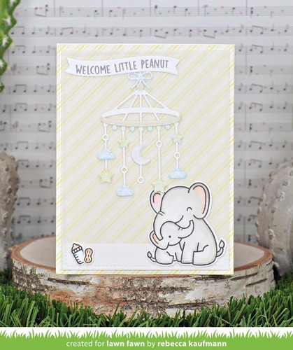 Lawn Fawn, stripes 'n sprinkles petite paper pack, 6"x6" / 15,2x15,2cm, Block 36 - Picture 3 of 9