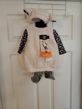 Hyde And Eek Lamb Halloween Costume W/Leggings  Booties Size 0-6 Mos. BNWT   