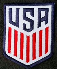 Made in USA Patch Est. 3" Embroidered Iron on or Sew on