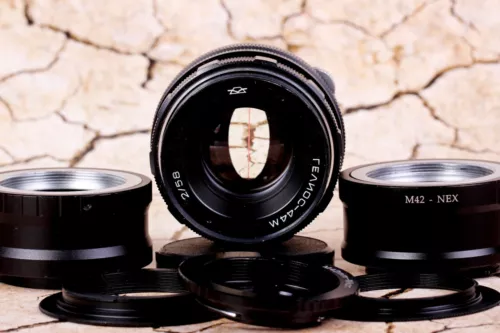 Soviet lens HELIOS 44 2/58mm Anamorphic Cine Lens Boken, adapter of your choice