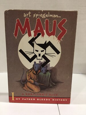 Maus A Survivor's Tale Vol 1 & 2 1992 with Slipcase Art Spiegelman Read