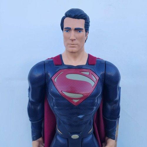 Figurina Superman Man of Steel 31 pollici dimensioni giganti 2013 Jakks Pacific DC Comics - Foto 2 di 16