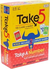 AMIGO Take 5: Two Games in One – U.S. Version of 6 Nimmt! with Take A Number