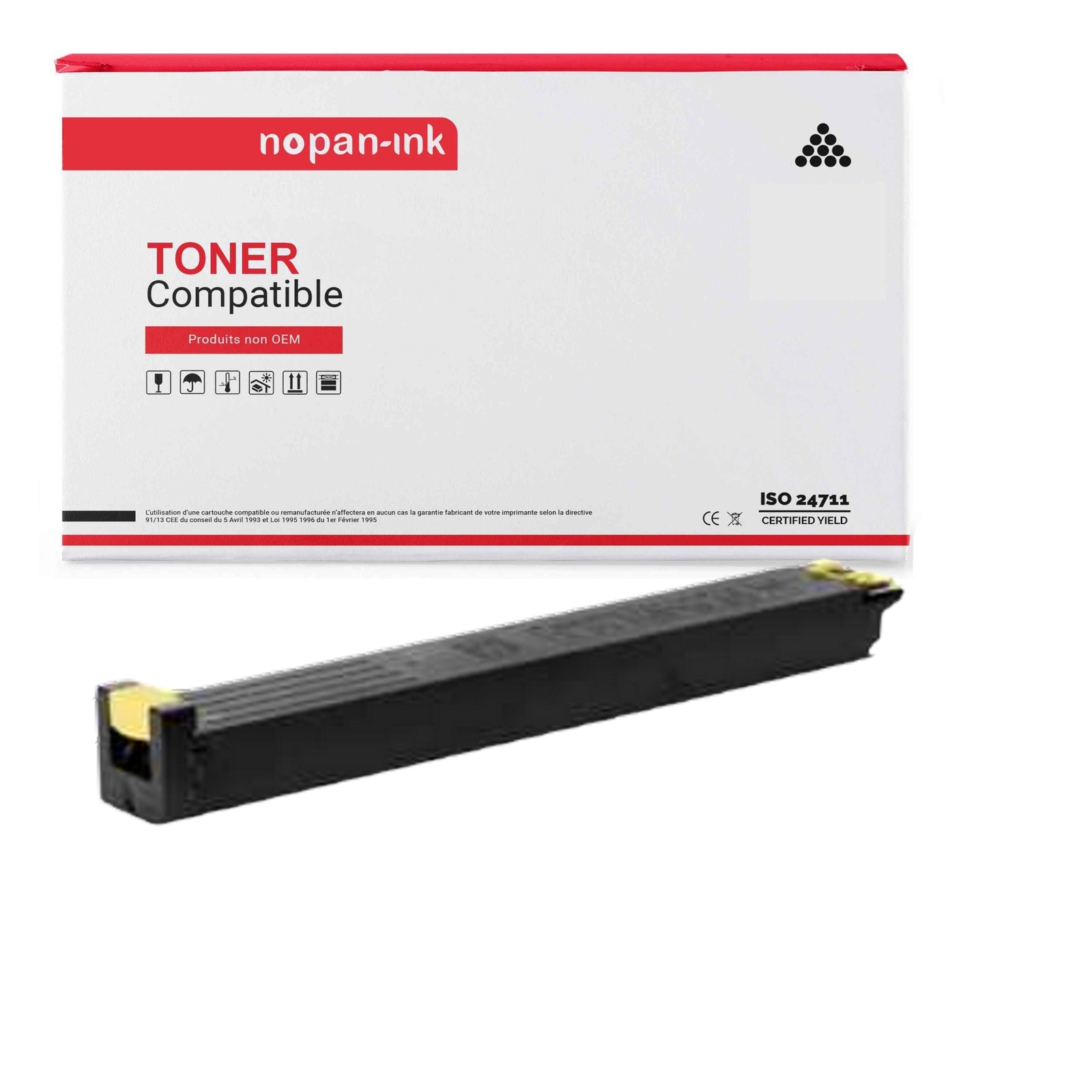 Toner MX60GTYA jaune pour imprimer vos rapports d'activité professionnels