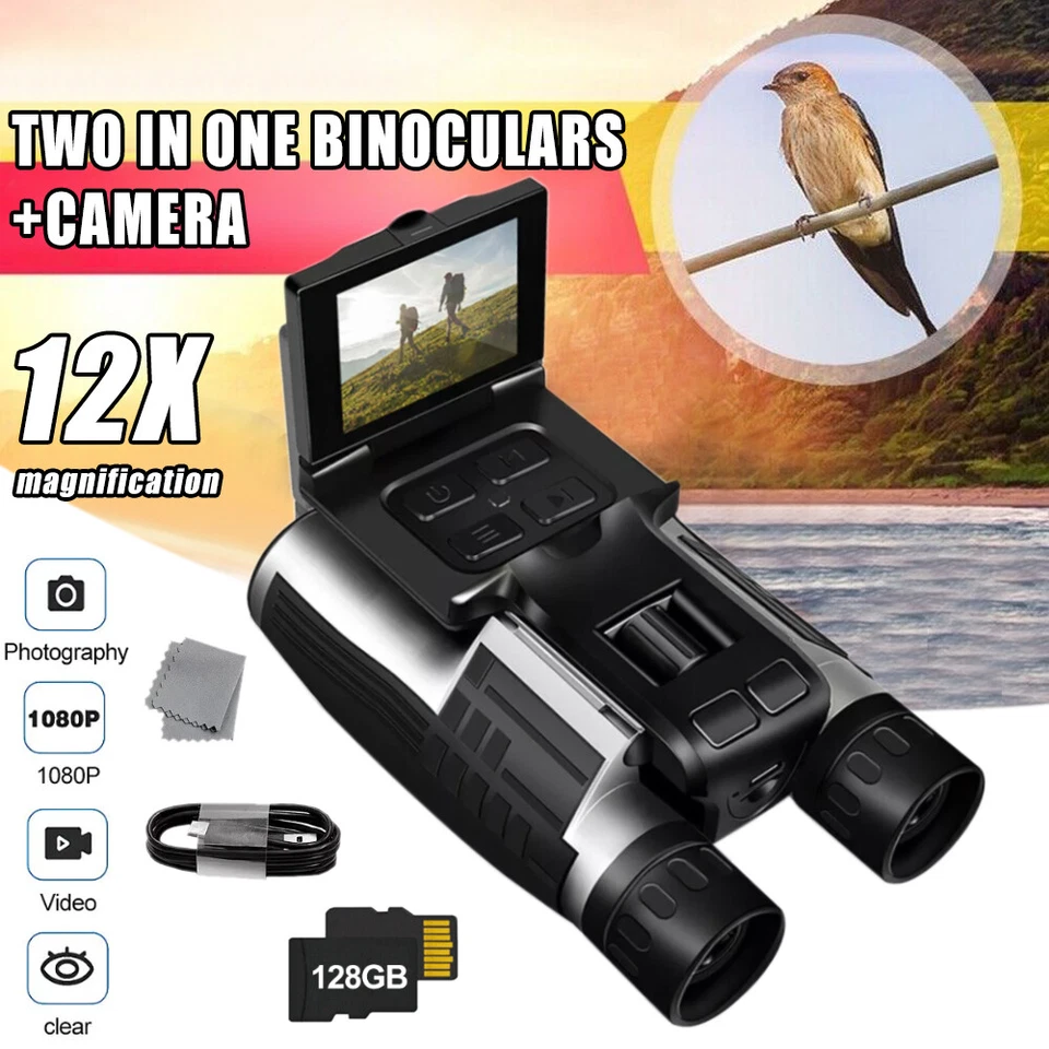 12x32 Digital Camera Binoculars 2.4" LCD Screen Photo Video Digital USB Camera - Image 3 of 4