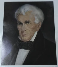 US President William Harrison Portrait Artist Sam Patrick Bowmar Print 11x14