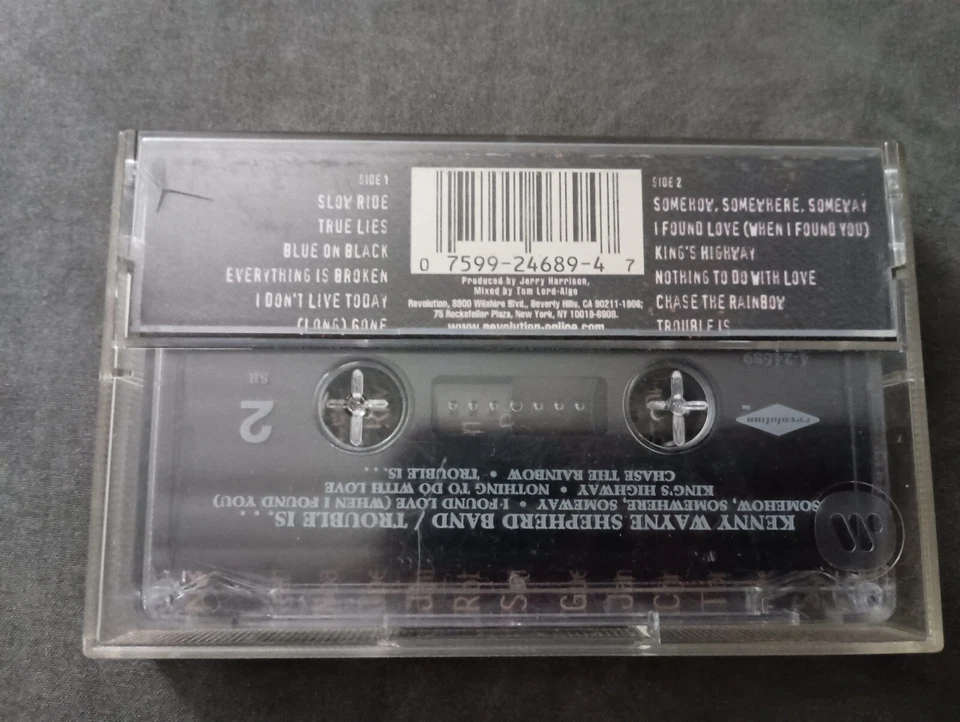 Kenny Wayne Shepherd Band "Trouble Is..." Cassette Tape — 第 2/4 张图片