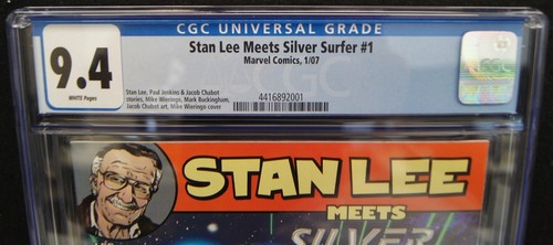 Stan Lee Meets Silver Surfer #1 CGC 9.4 WP Marvel Comics 1/07 - Bild 2 von 3