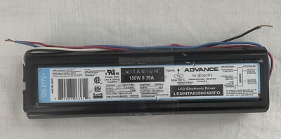 Philips ADVANCE Xitanium 150W 0.35A LEDINTA0350C425FO LED Driver 120 to 277V