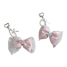 Beautiful Fabric Bowknot Hanging Portable As A Gifts for Friend Daily Use