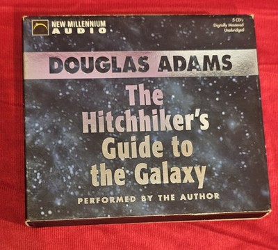 The Hitchhiker's Guide to the Galaxy, Douglas Adams AUDIO BOOK on 5 CDs