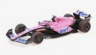 Minichamps 1:43 BWT ALPINE F1 TEAM A522 - FERNANDO ALONSO - BAHRAIN GP 2022