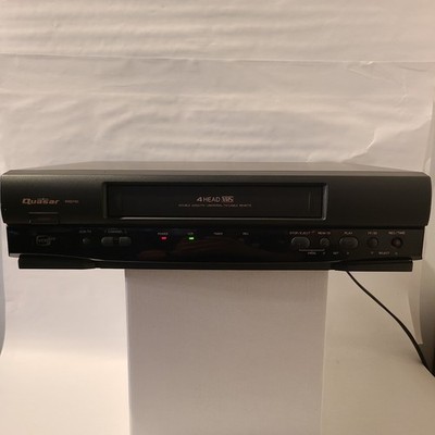 Quasar VHQ740 4-Head VHS VCR Omnivision VCR Plus+ Tested Working NO REMOTE/AV