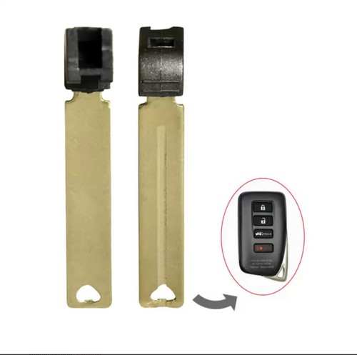 KEY CUT BY PHOTO FOR LEXUS INSERT EMGERENCY KEY KEYLESS ENTRY SMART REMOTE ALARM - Picture 2 of 5
