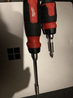 Milwaukee 14-In-1 Ratcheting Multi-Bit Screwdriver And 8-In-1 Compact Multi-Bit