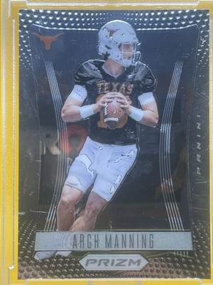 2023 Panini Prizm Throwback Arch Manning Rookie Card. Texas Longhorns. Mint