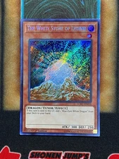 Yugioh The White Stone Of Legend LCKC-EN010 Secret Rare 1st Ed NM