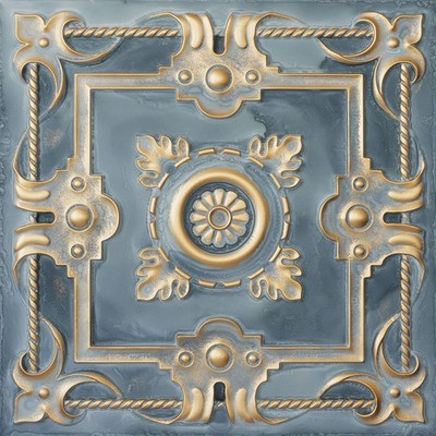 Reclaimed ceiling tiles 3D embossed panels for Club PL29 Smoked gold 10pcs/lot