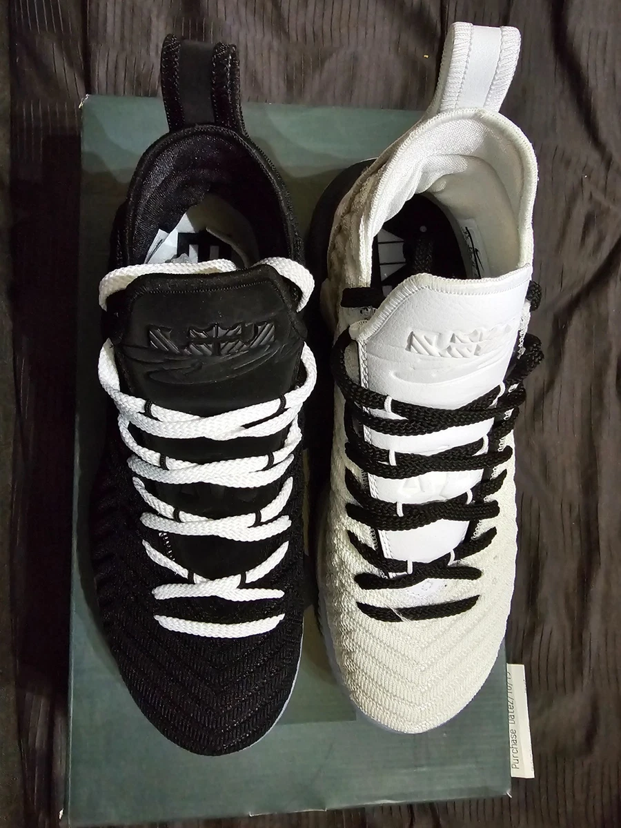 Preços baixos em Nike LeBron 16 Equality - Black White | eBay