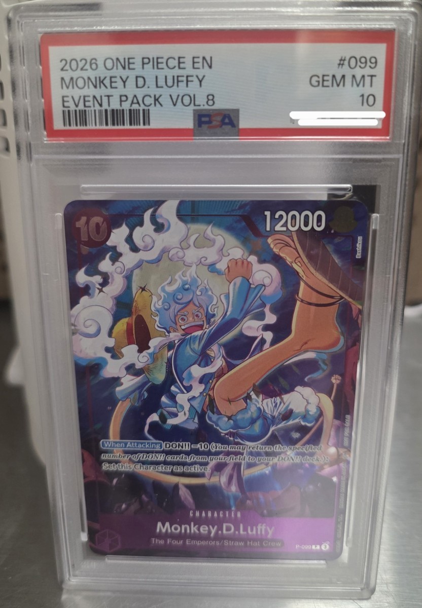 ONE PIECE カードゲーム『八輪咲きフリップ』 Monkey.D.Luffy (Event Pack Vol. 8) P-099 One Piece Promotion Cards