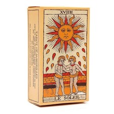 French Tarot de Marseille 78 Card Deck with Instruction Booklet Classic Edition