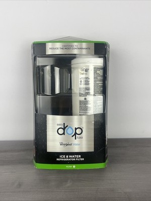 New Everydrop Refrigerator Ice/Water Replacement Filters #4 EDR4RXD2 (1 Filter)
