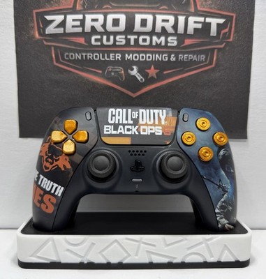 Custom PS5 DualSense Black Ops 6 Controller TMR Joysticks Metal Buttons