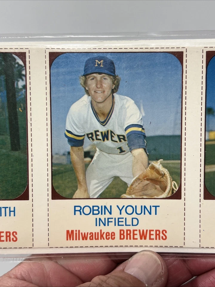 1975 Hostess Panel Andy Messersmith Robin Yount Al Oliver #79-81 - Image 4 of 4