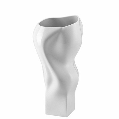 Rosenthal Vase 10.5'' Blown Weiss White Porcelain Home Decor