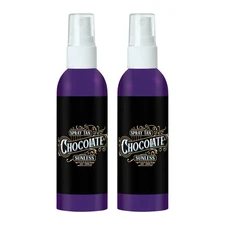 Chocolate Sunless Spray Tan  Self Tanning Mist for Face, 2 oz - LOT OF 2