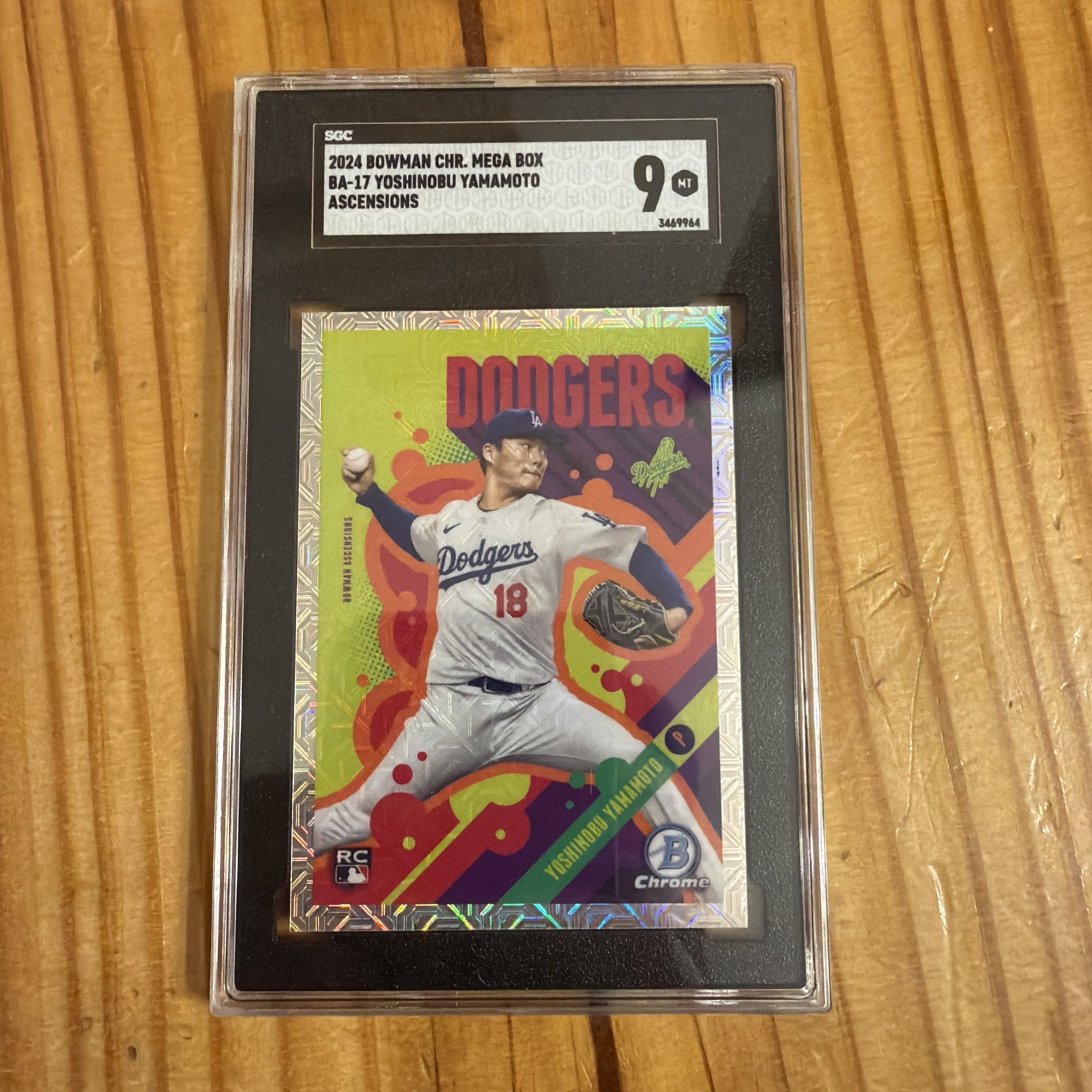 2024 Bowman Chrome Ascensions Mojo Yoshinobu Yamamoto RC DODGERS RC Refractor