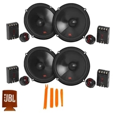 JBL STAGE3 2-Pairs of Stage3 607CFAM 6.5" 2-Way Component Speakers - No Grills